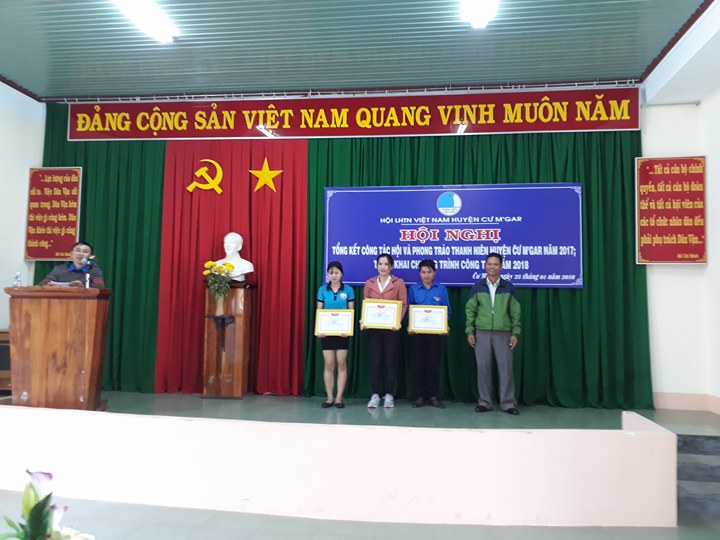 Huyện CưM’gar: Tổng kết công tác Hội và phong trào thanh niên năm 2017